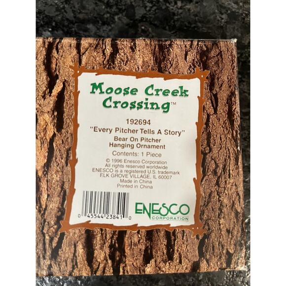 Enesco Moose Creek Crossing “Every Pitcher Tells a Story” 1996 Ornament #192694 - Picture 4 of 4